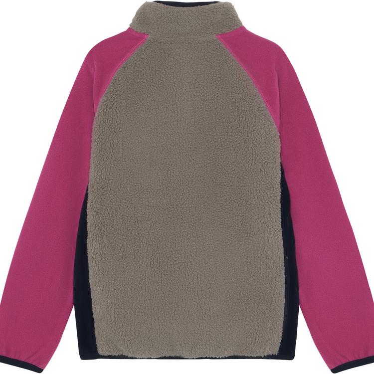 COLORKIDS COLORKIDS Teddy Jacket W. Fleece Sleeves Fleecejacke Kinder - Pink - 0 | SportScheck