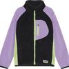 COLORKIDS Teddy Jacket W. Fleece Sleeves Fleecejacke Kinder - Flieder