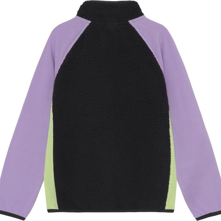 COLORKIDS COLORKIDS Teddy Jacket W. Fleece Sleeves Fleecejacke Kinder - Flieder - 0 | SportScheck