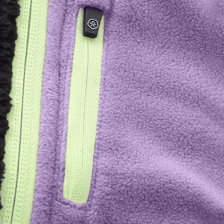 COLORKIDS COLORKIDS Teddy Jacket W. Fleece Sleeves Fleecejacke Kinder - Flieder - 1 | SportScheck