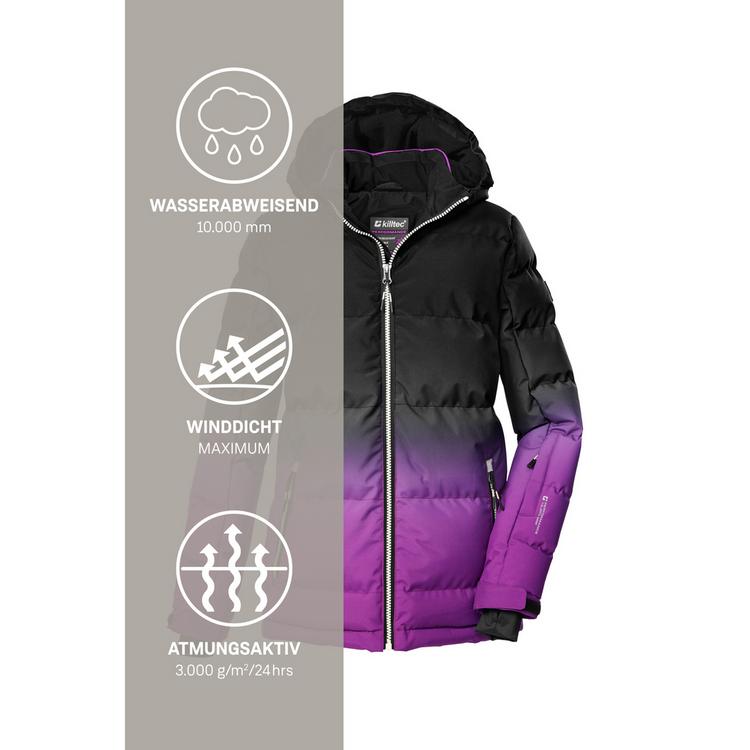 KILLTEC KILLTEC KSW 330 GRLSQLTD JCKT Skijacke Kinder - Violett3926 - 4 | SportScheck
