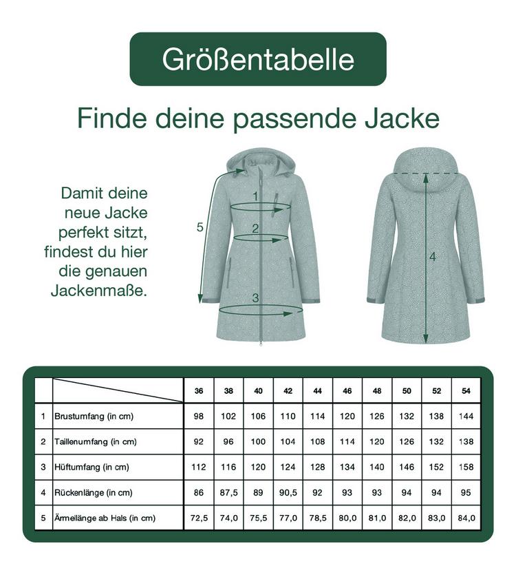 DEPROC active DEPROC active SHELBY X LONG Softshelljacke Damen - berry print - 0 | SportScheck