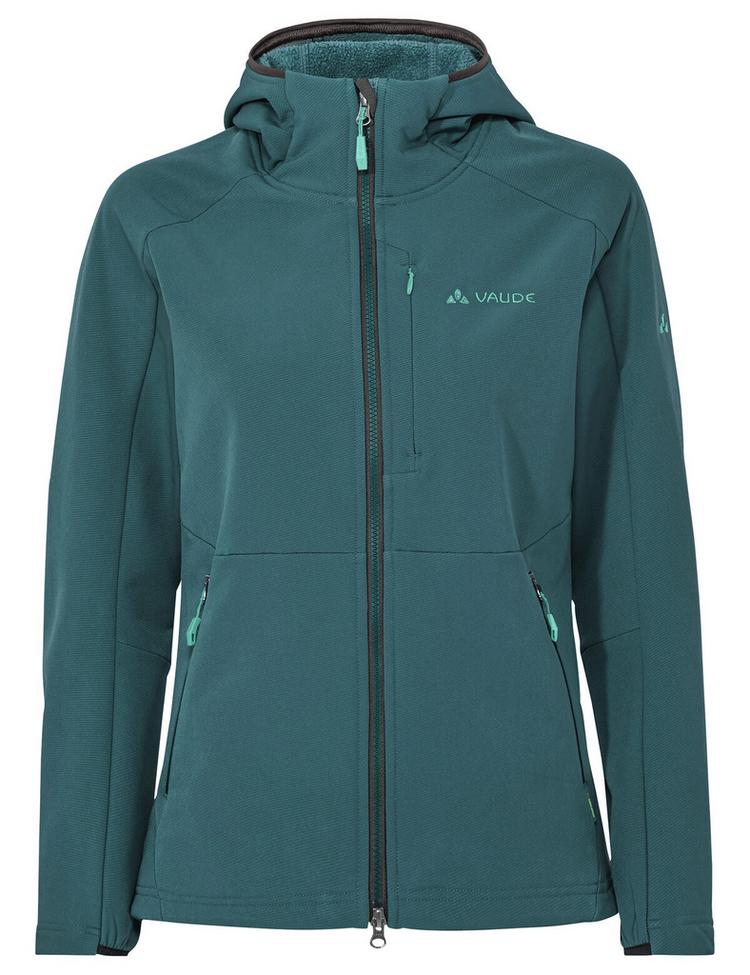 VAUDE VAUDE Women's Elope Stormfleece Hoody Outdoorjacke Damen - dark fjord green - 0 | SportScheck