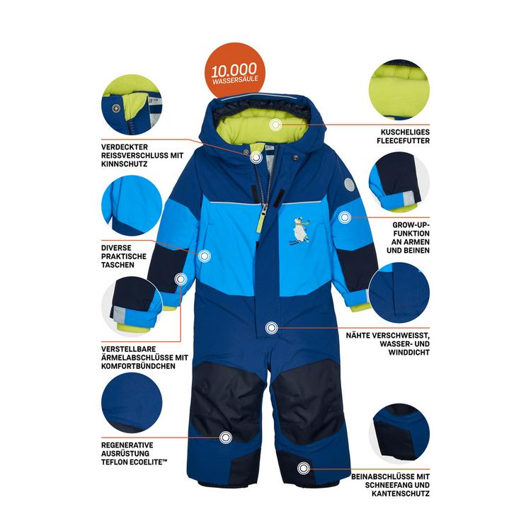 first instinct by killtec first instinct by killtec Funktionsoverall mit Kapuze Skijacke Kinder - Marine329 - 3 | SportScheck
