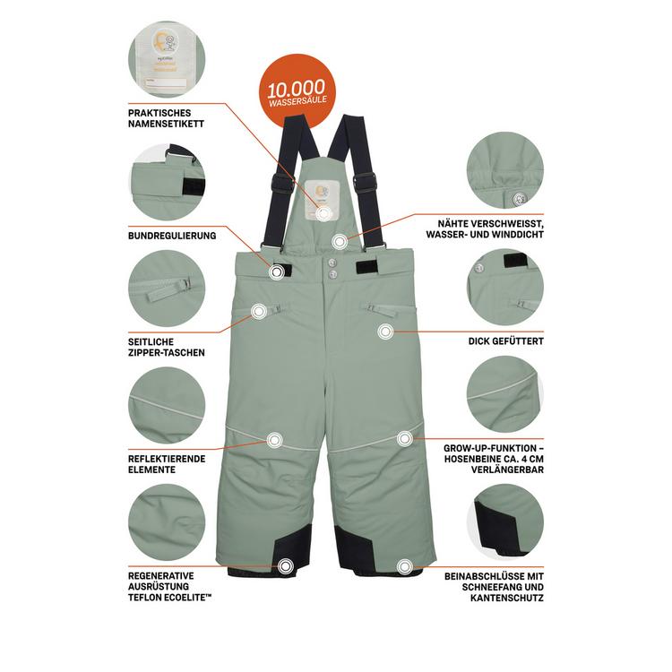 first instinct by killtec first instinct by killtec Skihose Grow-Up Skihose Kinder - Gr&uuml;n2035 - 3 | SportScheck