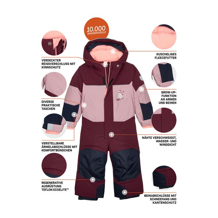 first instinct by killtec first instinct by killtec Funktionsoverall mit Kapuze Skijacke Kinder - Rot4521 - 3 | SportScheck
