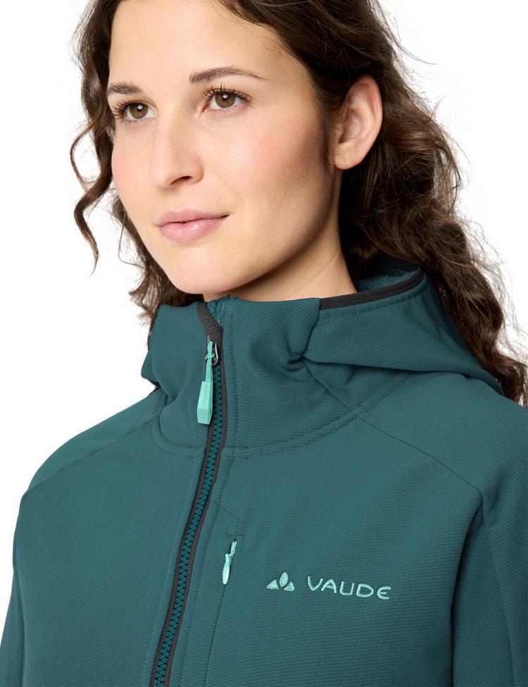 VAUDE VAUDE Women's Elope Stormfleece Hoody Outdoorjacke Damen - dark fjord green - 1 | SportScheck