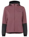 VAUDE Women's Qimsa Hooded Softshell Jacket Fahrradjacke Damen - ruby dusk