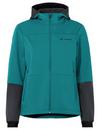 VAUDE Women's Qimsa Hooded Softshell Jacket Fahrradjacke Damen - fjord green