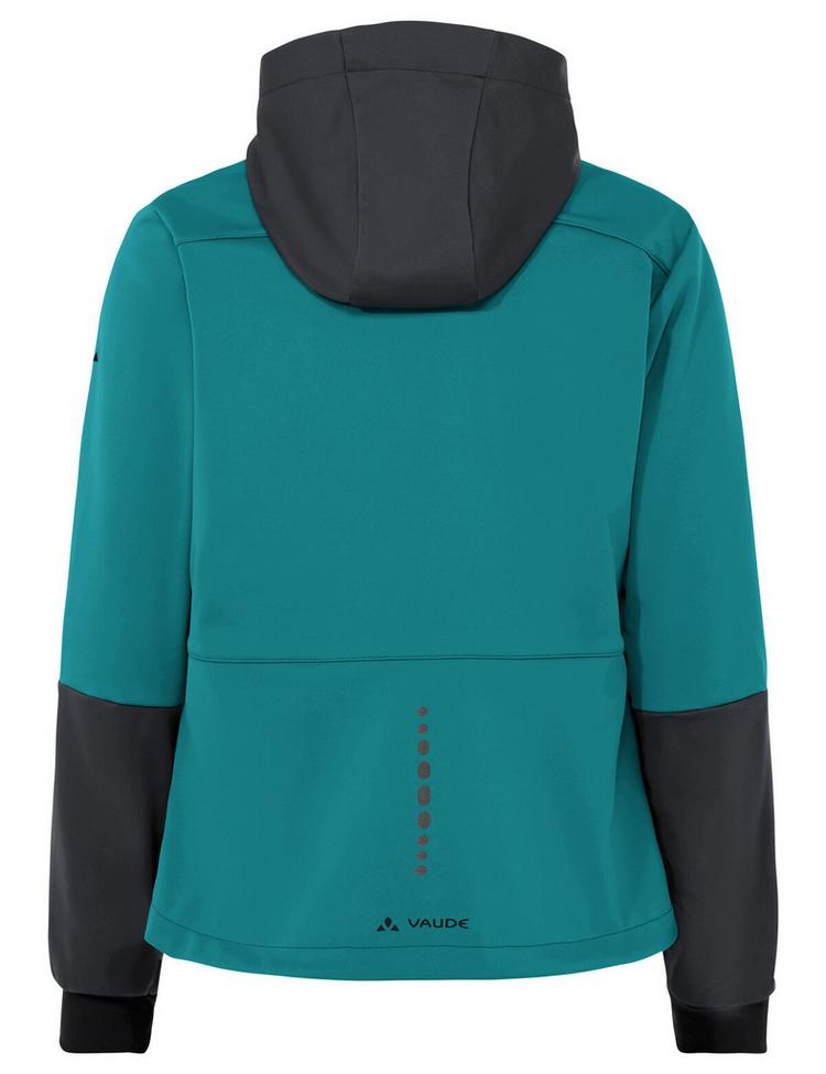 VAUDE VAUDE Women's Qimsa Hooded Softshell Jacket Fahrradjacke Damen - fjord green - 0 | SportScheck