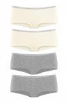 Lascana Panty Unterhose Damen - grau -  creme