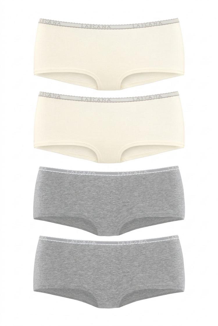 Lascana Lascana Panty Unterhose Damen - grau -  creme - 0 | SportScheck