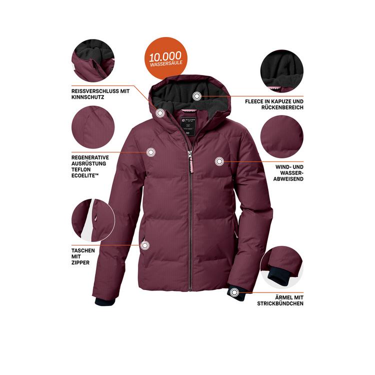 KILLTEC KILLTEC KOW 357 GRLS QLTD JCKT Softshelljacke Kinder - Rot4521 - 3 | SportScheck