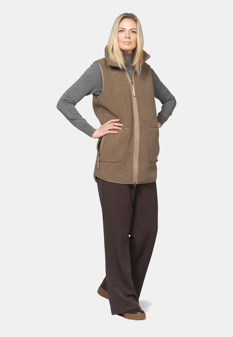 Ilse Jacobsen Ilse Jacobsen BONDEDPILE02 Longweste Damen - Greige - 1 | SportScheck