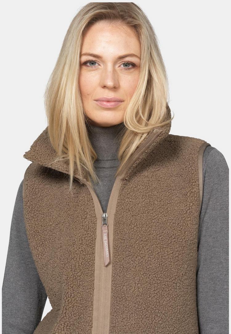 Ilse Jacobsen Ilse Jacobsen BONDEDPILE02 Longweste Damen - Greige - 0 | SportScheck