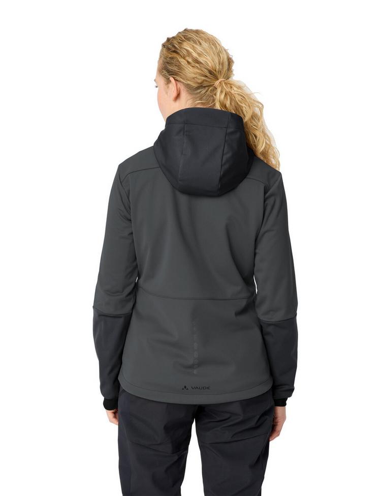 VAUDE VAUDE Women's Qimsa Hooded Softshell Jacket Fahrradjacke Damen - graphite - 1 | SportScheck