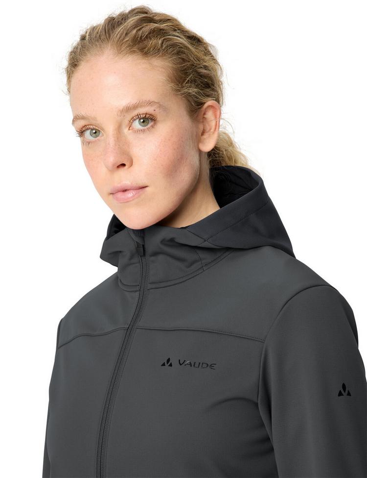 VAUDE VAUDE Women's Qimsa Hooded Softshell Jacket Fahrradjacke Damen - graphite - 1 | SportScheck