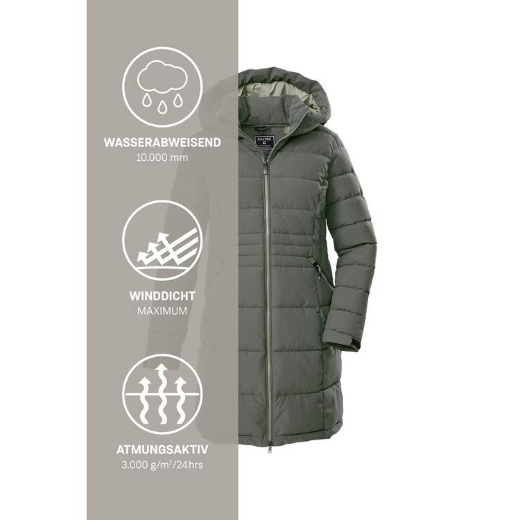 KILLTEC KILLTEC KOW 11 WMN QLTD PRK Funktionsmantel Damen - Gr&uuml;n2085 - 4 | SportScheck
