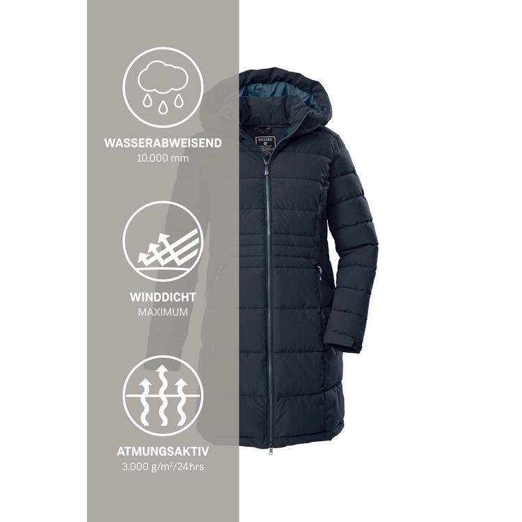 KILLTEC KILLTEC KOW 11 WMN QLTD PRK Funktionsmantel Damen - Blau3044 - 4 | SportScheck