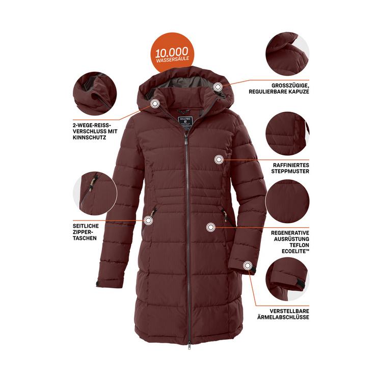 KILLTEC KILLTEC KOW 11 WMN QLTD PRK Funktionsmantel Damen - Braun5938 - 3 | SportScheck