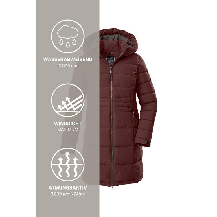 KILLTEC KILLTEC KOW 11 WMN QLTD PRK Funktionsmantel Damen - Braun5938 - 4 | SportScheck
