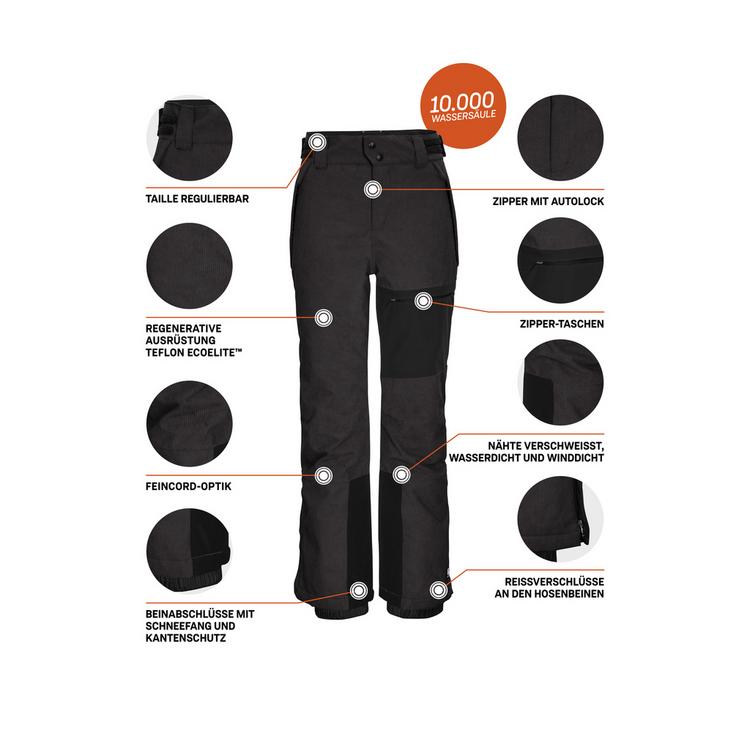KILLTEC KILLTEC Skihose mit Kantenschutz Skihose Kinder - Schwarz0110 - 3 | SportScheck