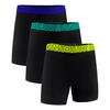 Under Armour Boxershort Unterhose Herren - Schwarz/Blau/Gr&uuml;n/Gelb