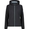 CMP JACKET ZIP HOOD Softshelljacke Damen - Dunkelgrau0318