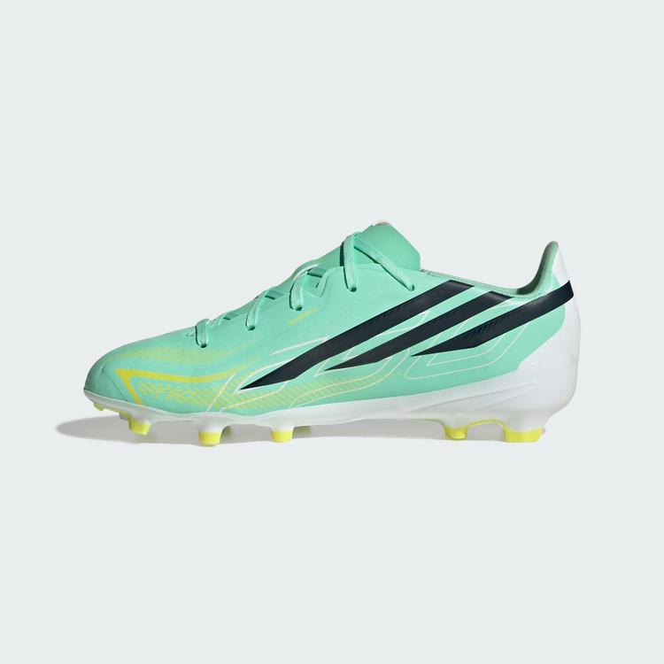 adidas adidas F50 HYPERFAST LEAGUE Kids Fu&szlig;ballschuh, Fu&szlig;ballschuhe Kinder - Pulse Mint / Night Navy / Solar Lemon - 4 | SportScheck