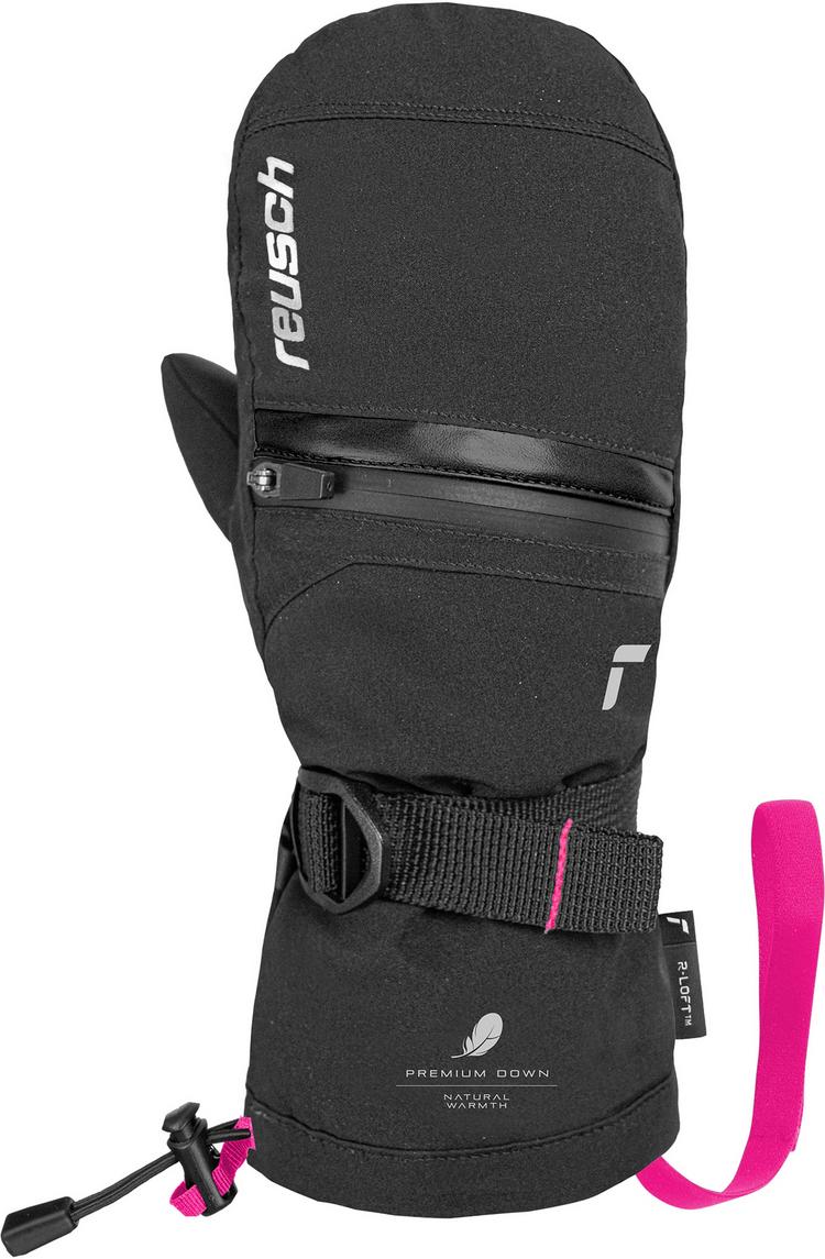 Reusch Reusch Lan R-TEX&reg; XT Junior Mitten Handschuh - 7720 black/pink glo - 0 | SportScheck