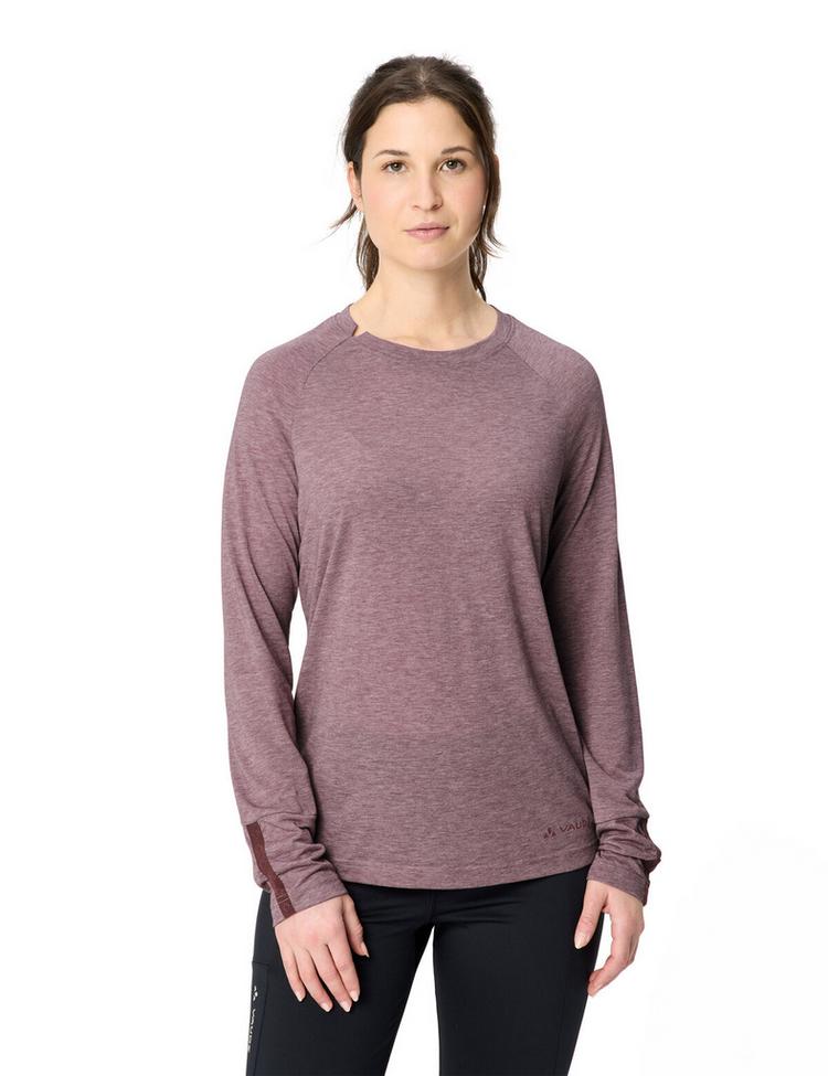 VAUDE VAUDE Women's Skomer LS T-Shirt III T-Shirt Damen - ruby dusk - 0 | SportScheck