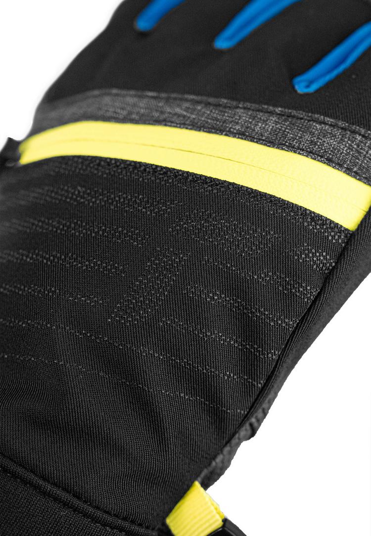 Reusch Reusch Leo R-TEX&reg; XT Junior Handschuh - 7623 black melange / safety ye - 1 | SportScheck