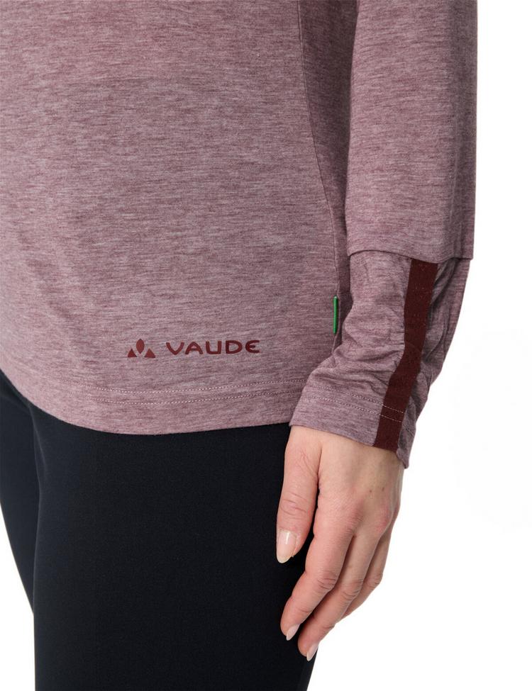 VAUDE VAUDE Women's Skomer LS T-Shirt III T-Shirt Damen - ruby dusk - 0 | SportScheck