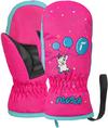Reusch Mitten Handschuh Kinder - 3378 pink glo / bach butt