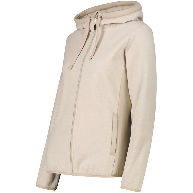 CMP CMP WOMAN JACKET FIX HOOD Hoodie Damen - Khaki1615 - 1 | SportScheck