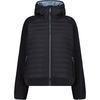 CMP WOMAN JACKET HYBRID FIX HOOD Hoodie Damen - Anthrazit0530