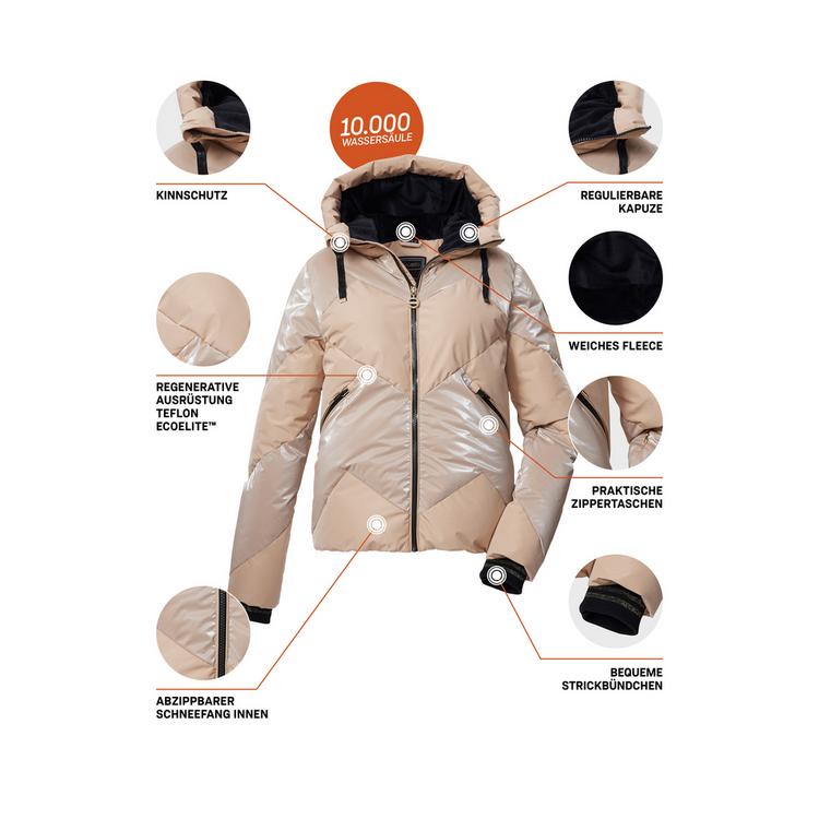 KILLTEC KILLTEC KSW 113 WMN SKI QLTD JCKT Skijacke Damen - Beige8025 - 3 | SportScheck