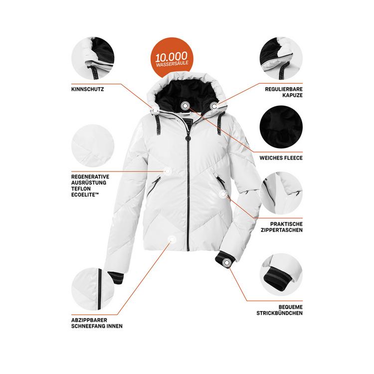 KILLTEC KILLTEC KSW 113 WMN SKI QLTD JCKT Skijacke Damen - Wei&szlig;951 - 3 | SportScheck