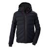 KILLTEC Steppjacke mit Kapuze und Schneefang Skijacke Herren - Schwarz01106