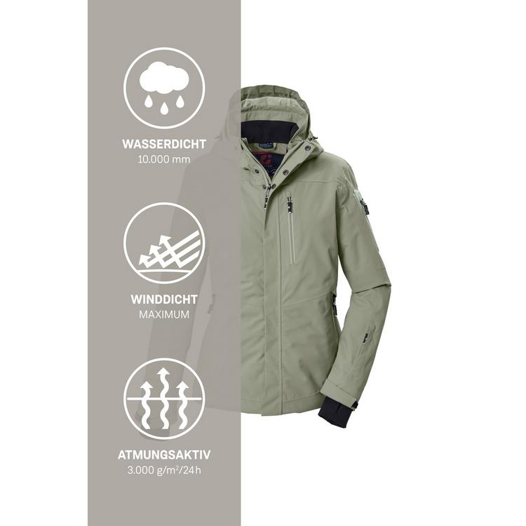 KILLTEC KILLTEC Funktionsjacke mit Kapuze Skijacke Damen - Tannengr&uuml;n2192 - 4 | SportScheck
