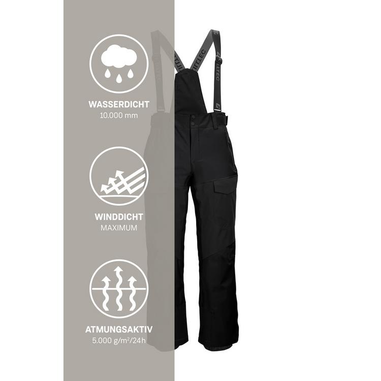 KILLTEC KILLTEC Funktionshose mit abnehmbaren Tr&auml;gern Skihose Herren - Schwarz0110 - 4 | SportScheck
