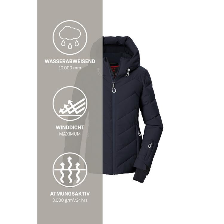 KILLTEC KILLTEC Steppjacke mit Kapuze Skijacke Damen - Blau3044 - 4 | SportScheck