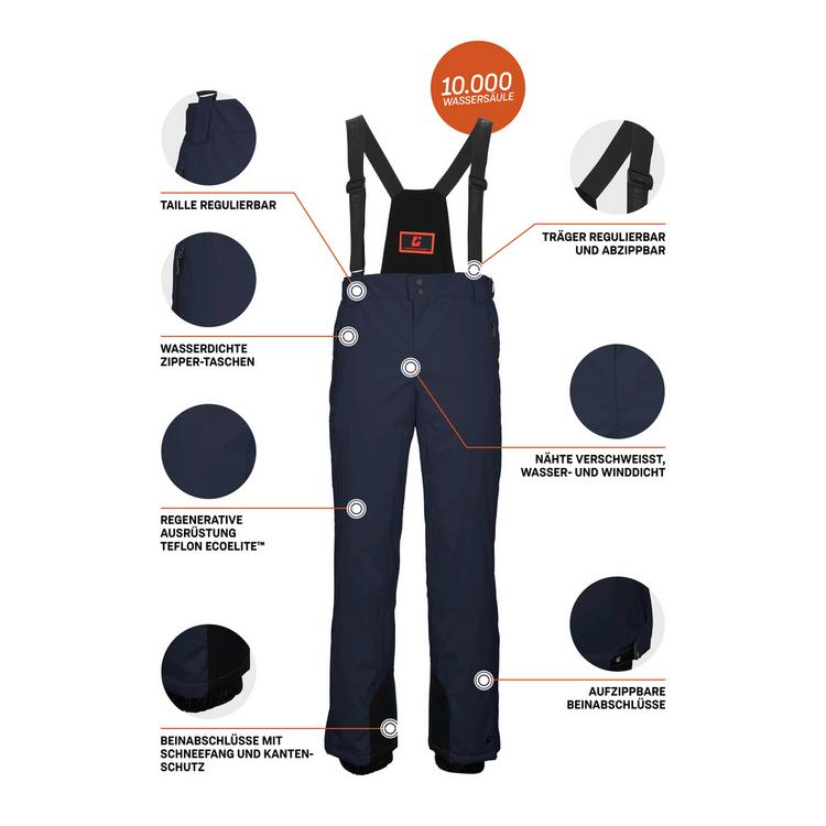 KILLTEC KILLTEC Funktionshose mit Tr&auml;gern Skihose Herren - Schwarz01106 - 3 | SportScheck
