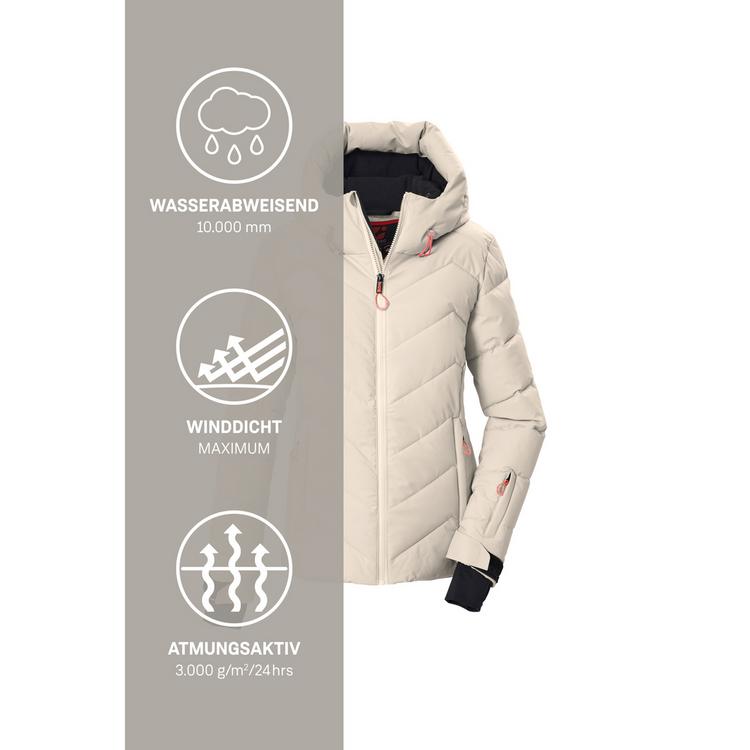 KILLTEC KILLTEC Steppjacke mit Kapuze Skijacke Damen - Beige8026 - 4 | SportScheck