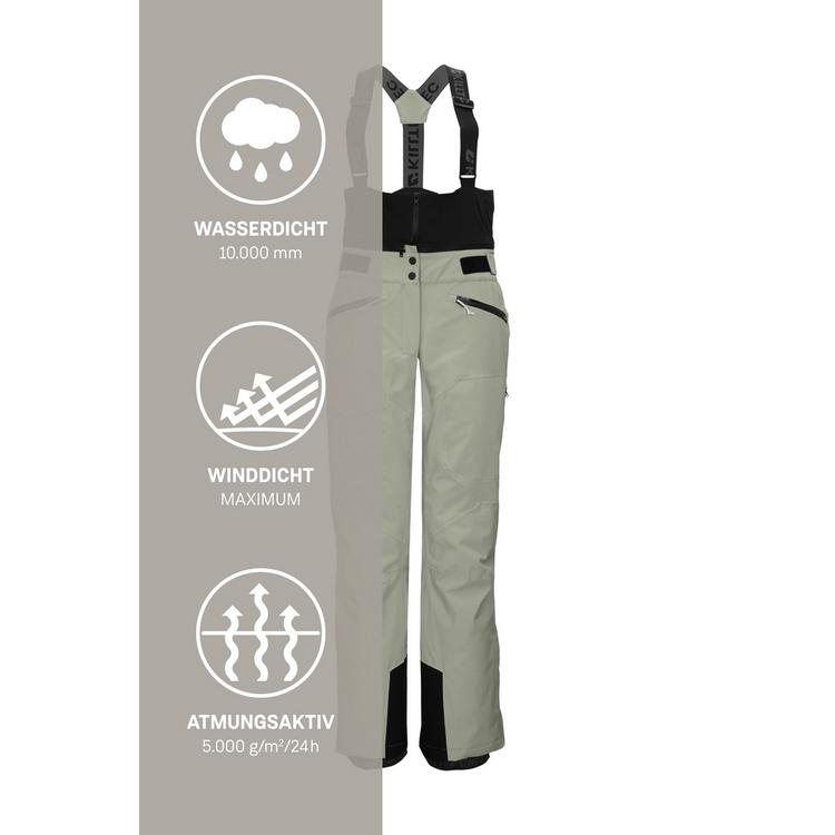 KILLTEC KILLTEC Funktionshose mit abnehmbaren Tr&auml;gern Skihose Damen - Tannengr&uuml;n2192 - 4 | SportScheck