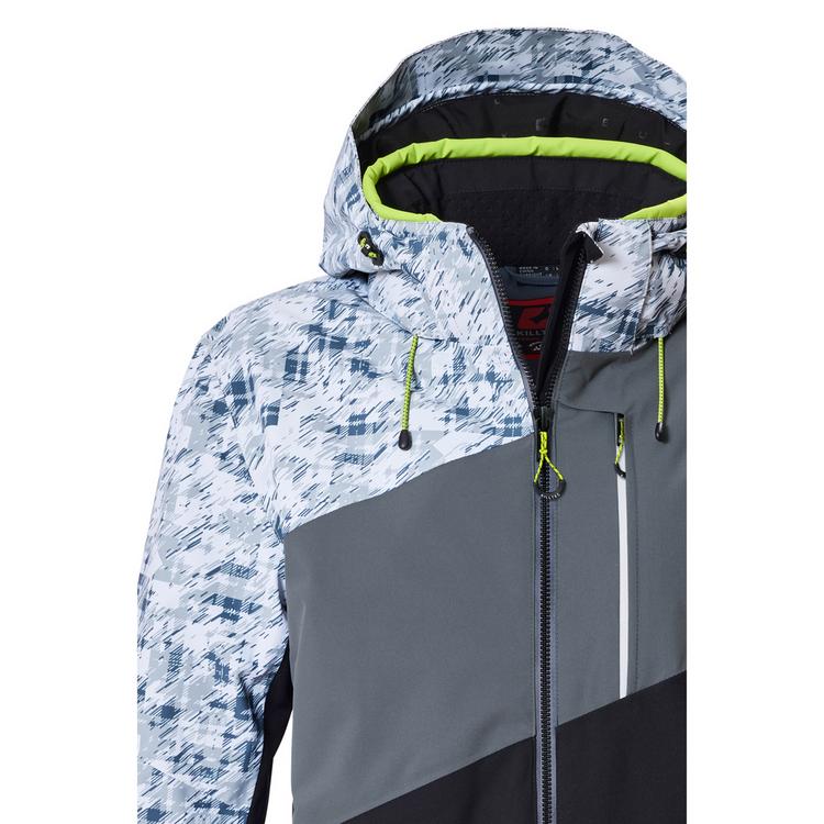KILLTEC KILLTEC Funktionsjacke mit abzippbarer Kapuze Skijacke Herren - Hellgrau - 1 | SportScheck
