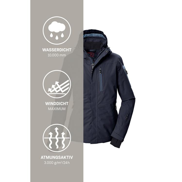 KILLTEC KILLTEC Funktionsjacke mit Kapuze Skijacke Damen - Blau3044 - 4 | SportScheck