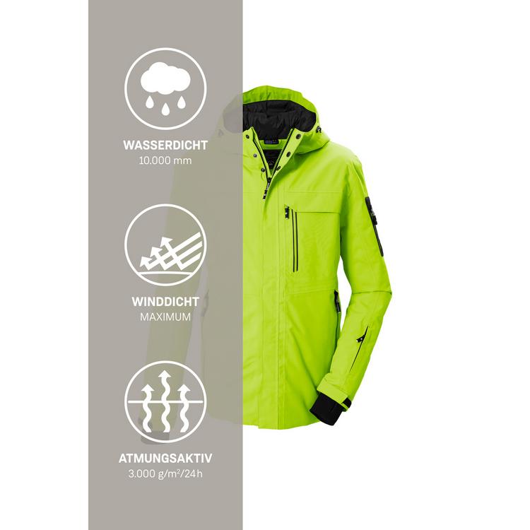 KILLTEC KILLTEC Funktionsjacke mit Kapuze Skijacke Herren - Gr&uuml;n2034 - 4 | SportScheck