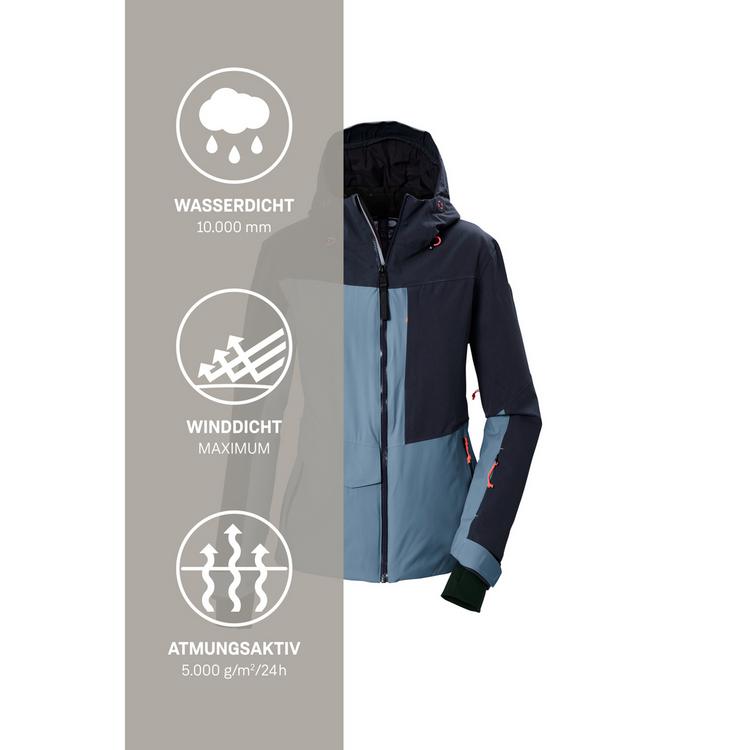 KILLTEC KILLTEC Funktionsjacke mit Kapuze Skijacke Damen - Blau3056 - 4 | SportScheck