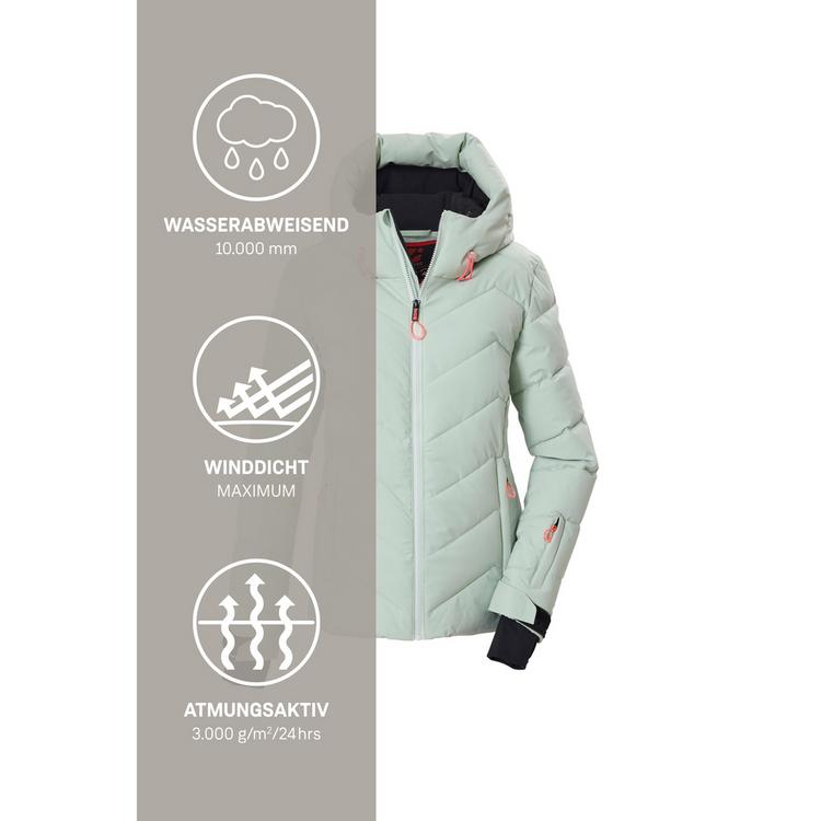 KILLTEC KILLTEC Steppjacke mit Kapuze Skijacke Damen - Gr&uuml;n2090 - 4 | SportScheck